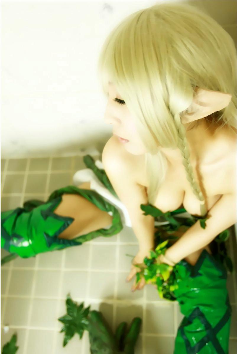 [Cosplay]  Queens Blade  Echidna & Alleyne Vs Tentacles SP2